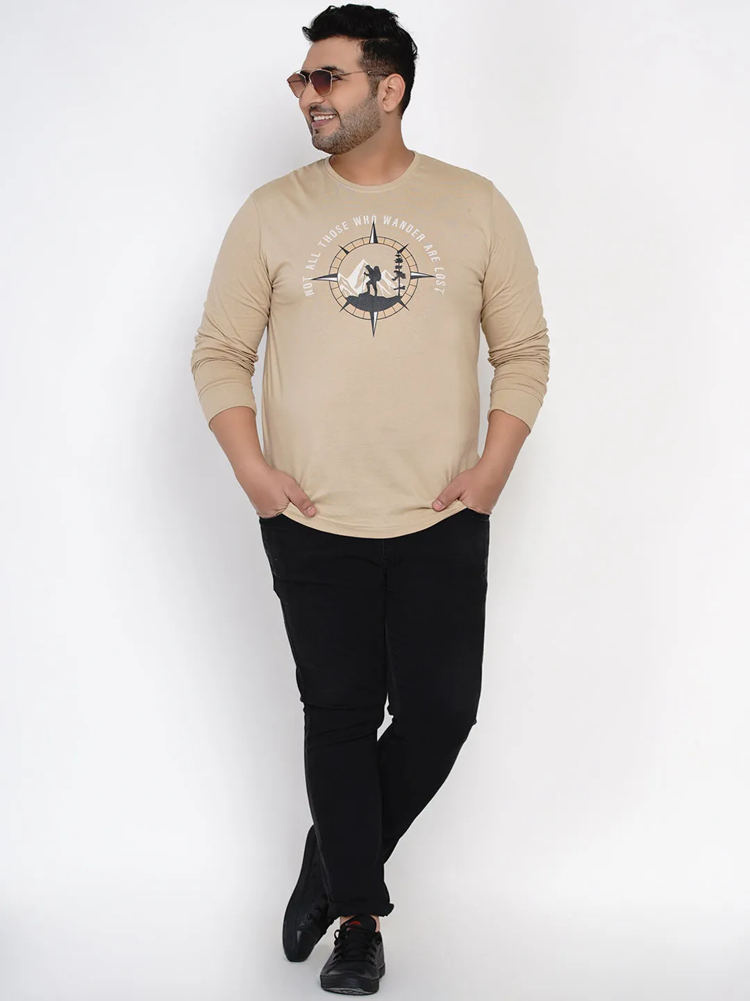 Kenneth Cole - Plus Size Print Casual T-shirt