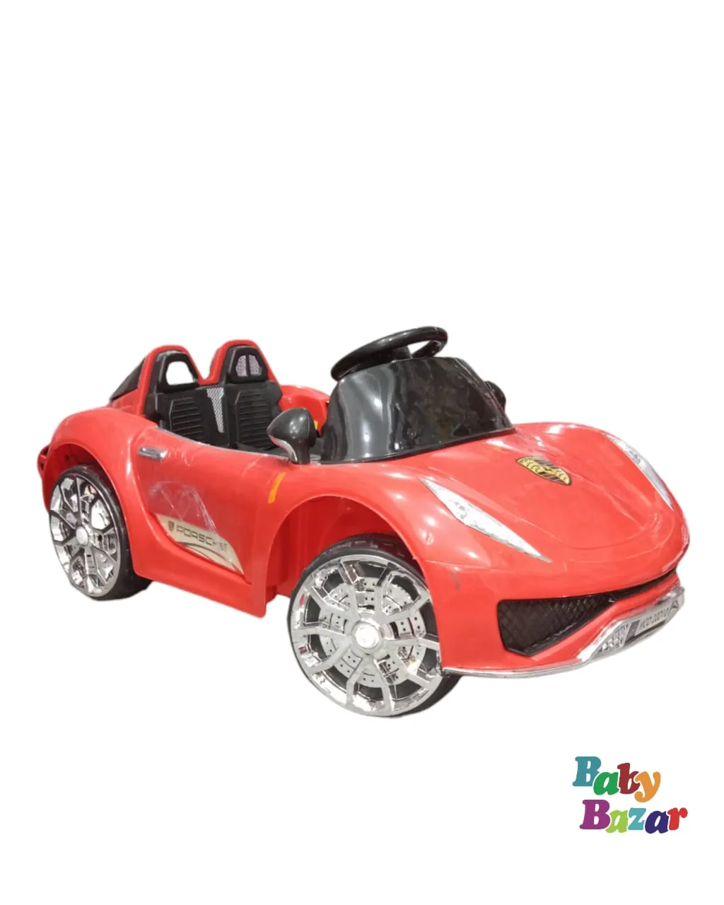 Kids Electric Car Red With Remote Control And Self Drive Function (M)