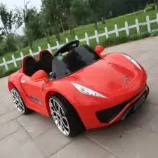 Kids Electric Car Red With Remote Control And Self Drive Function (M)