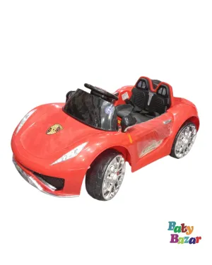 Kids Electric Car Red With Remote Control And Self Drive Function (M)