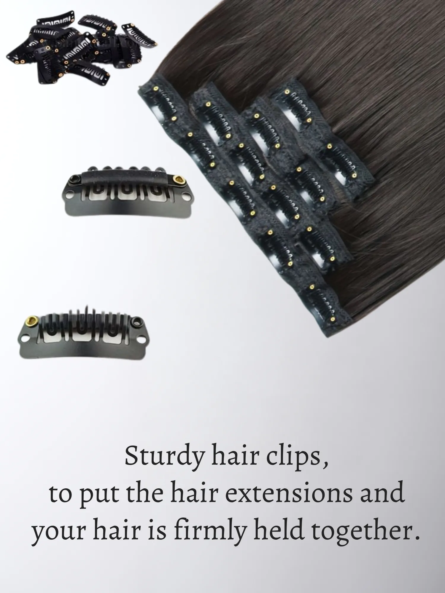 Long 5 piece Clip Ons Set