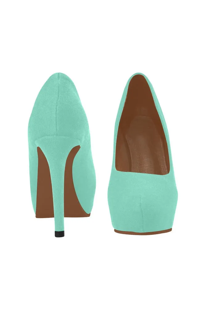 Lt Green Women's High Heels (Model 044)