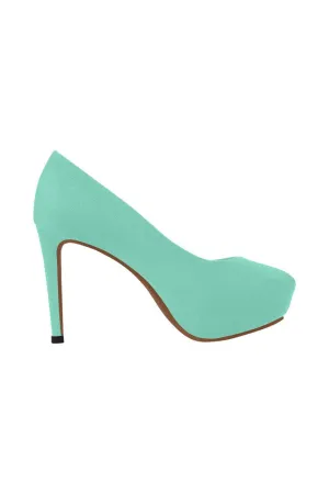 Lt Green Women's High Heels (Model 044)