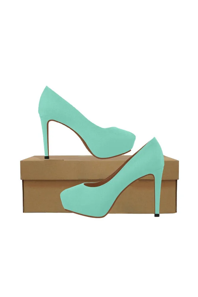 Lt Green Women's High Heels (Model 044)