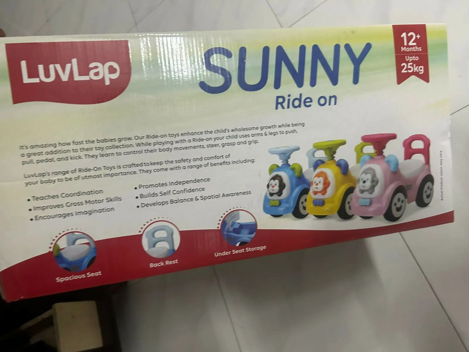 LUVLAP Sunny Ride-On for Kids
