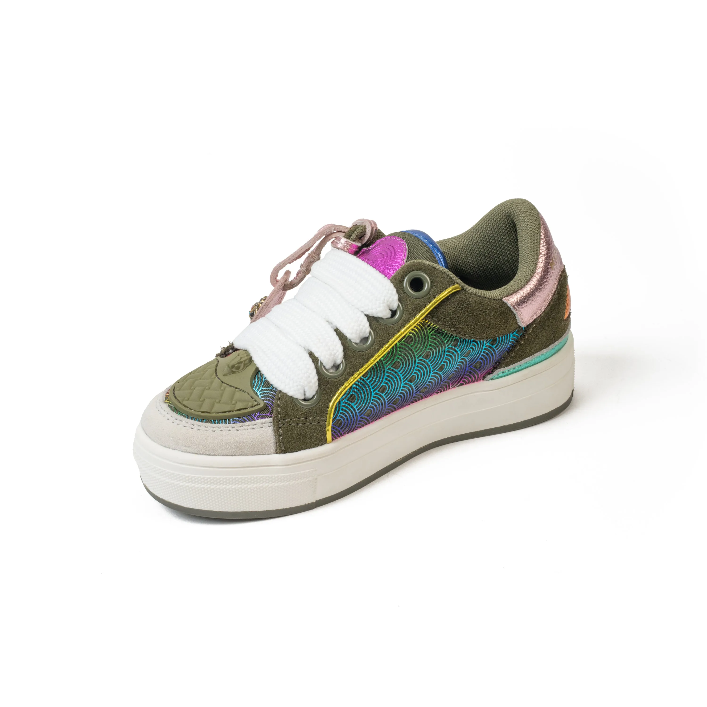 Mini Southbank Sneaker - Big Kid Green Combo