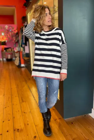Navy Stripe Knit By Pixi Carnival