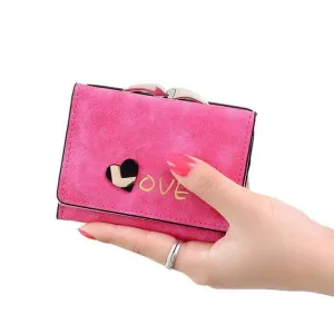 New Winter Fashion Trends Pumping Multi-card Position Two Fold Wallet lady Short Zipper Holder