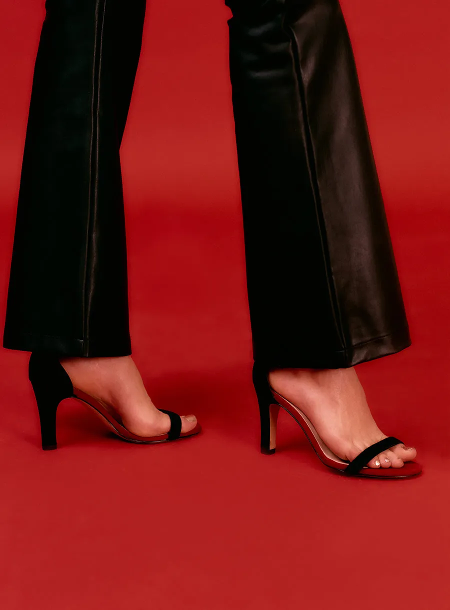 Out Out Sandal - Red Suede