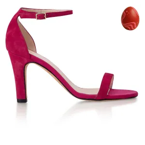 Out Out Sandal - Red Suede