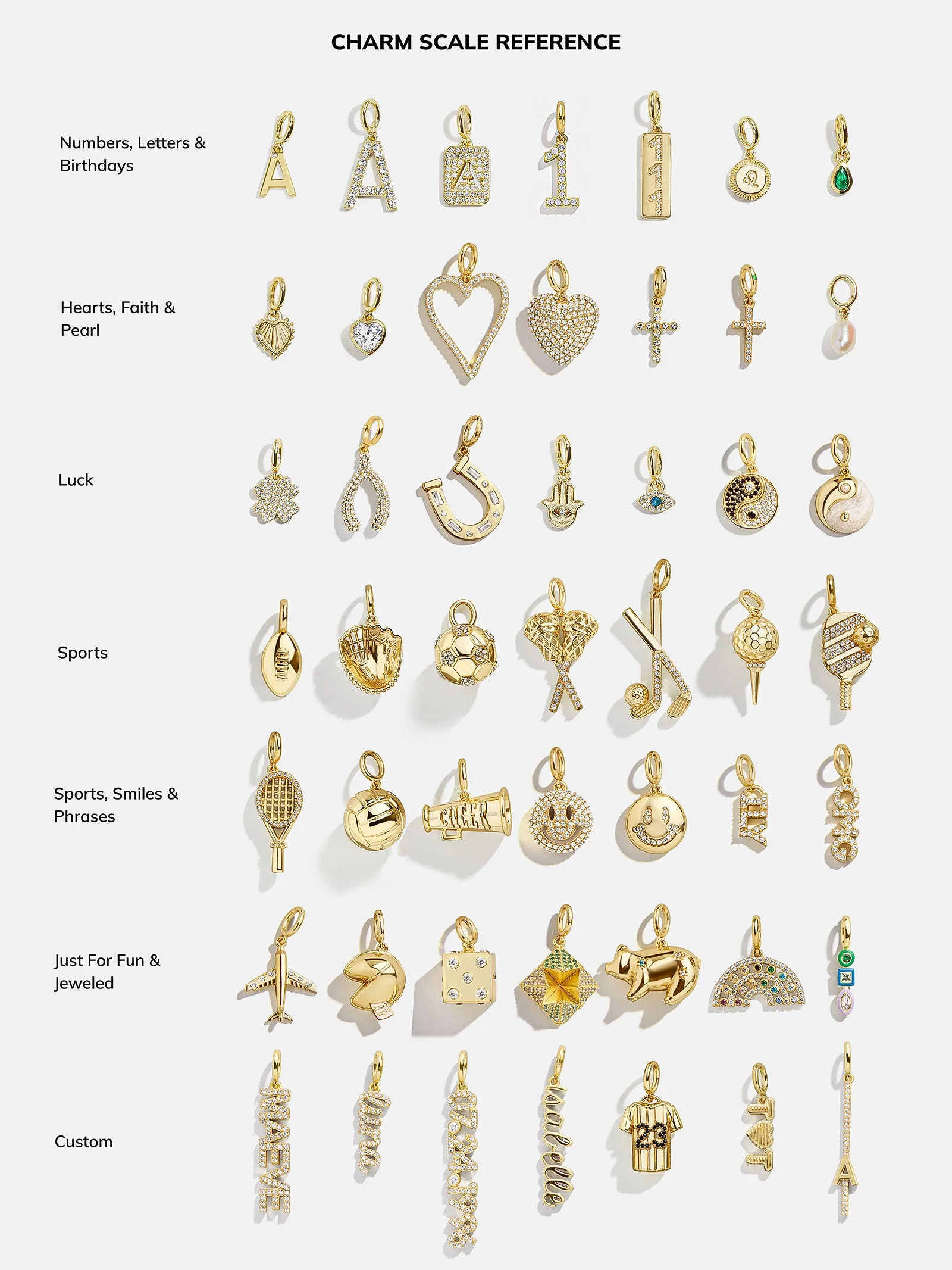 Pavé Initial Cluster Charm - R