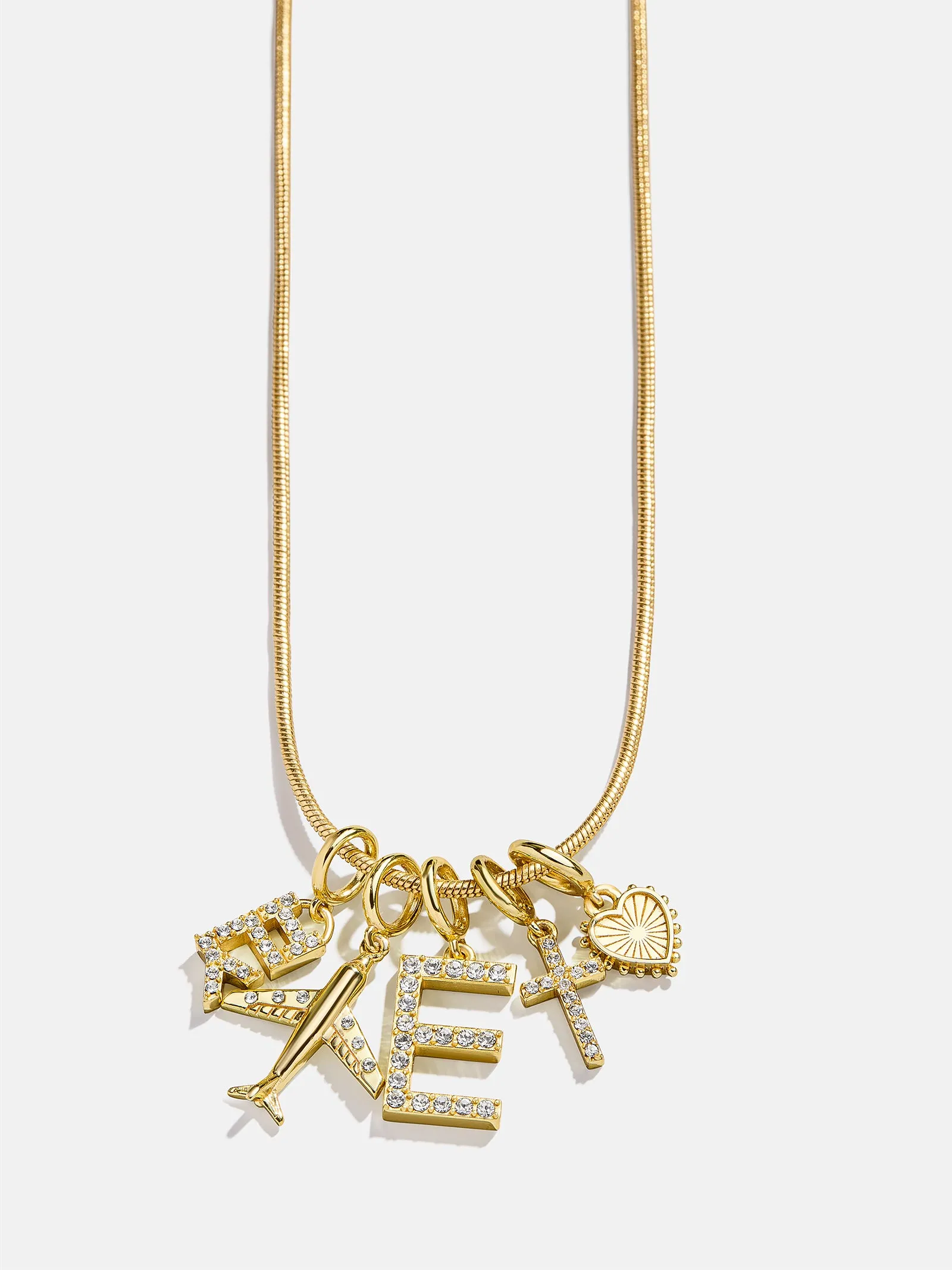 Pavé Initial Cluster Charm - R