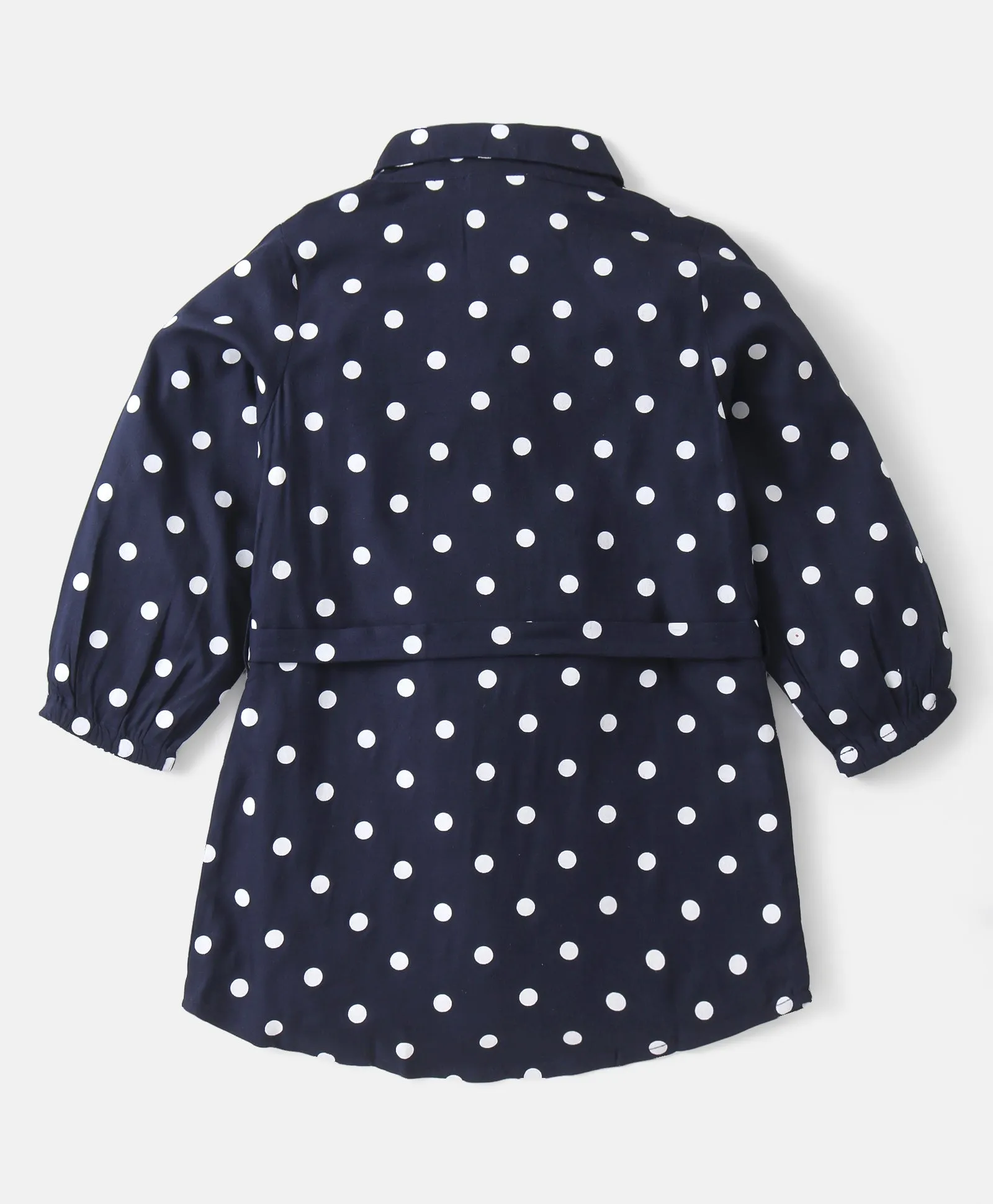 Polka Printed Full Sleeves Long Shirt Legging Set