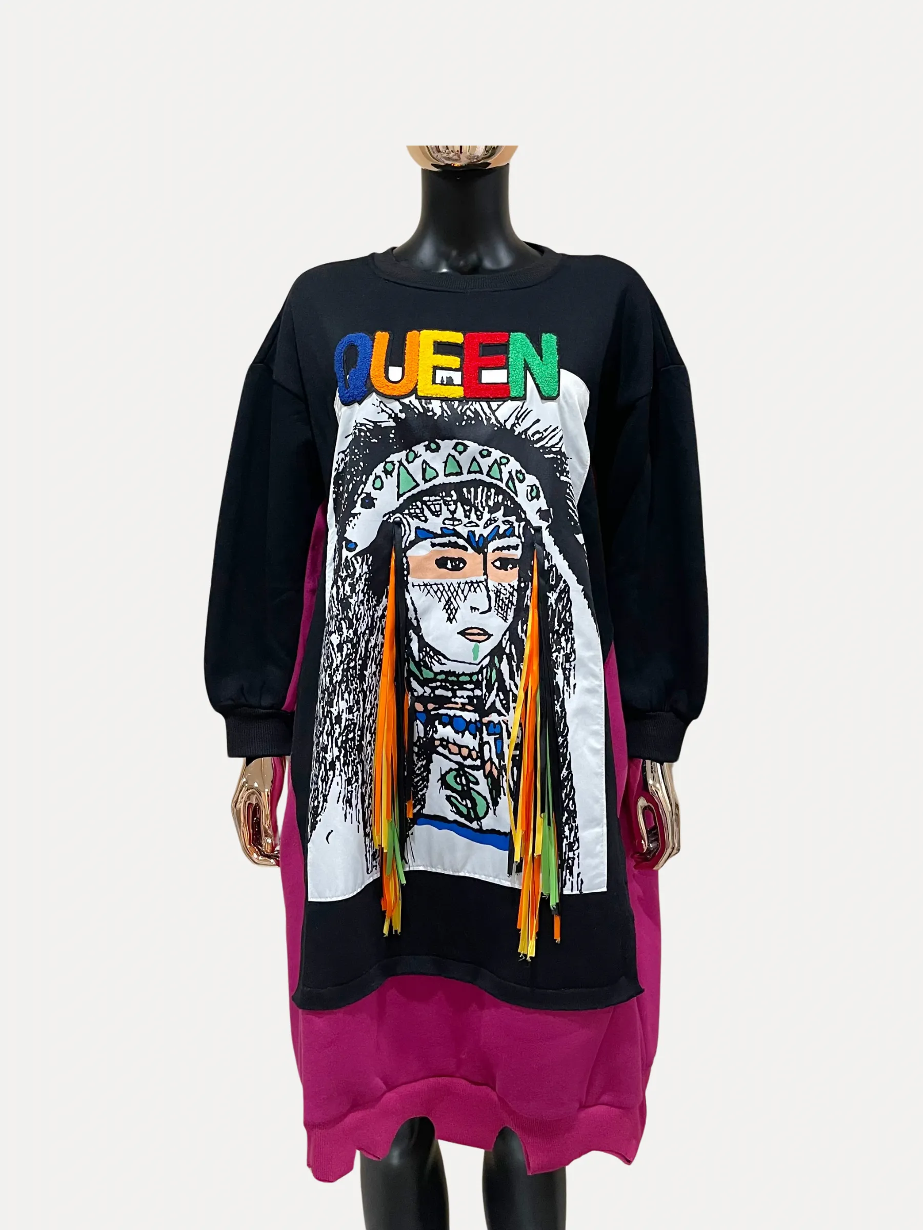 Queen Sweatshirt Dress