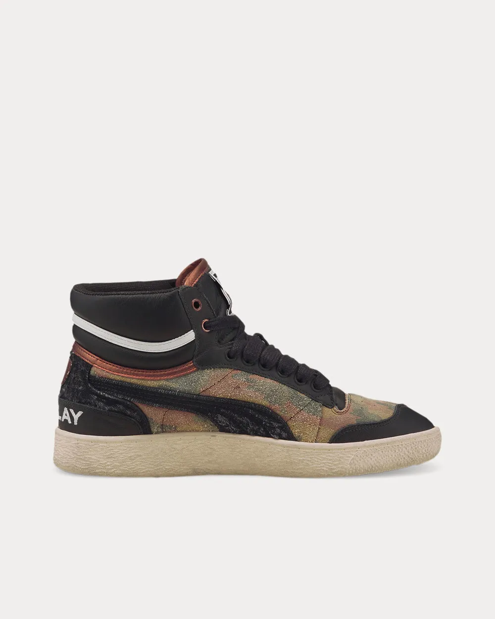 Ralph Sampson Mid Camo xReplay Black / Lichen Green High Top Sneakers