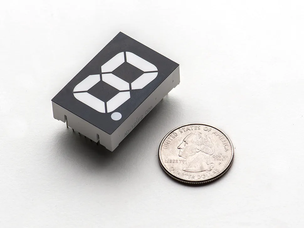 RGB 7-Segment Digit - 1" Tall Digit