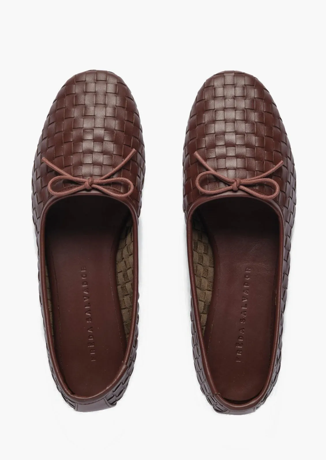Roma Woven Leather Ballet Flat