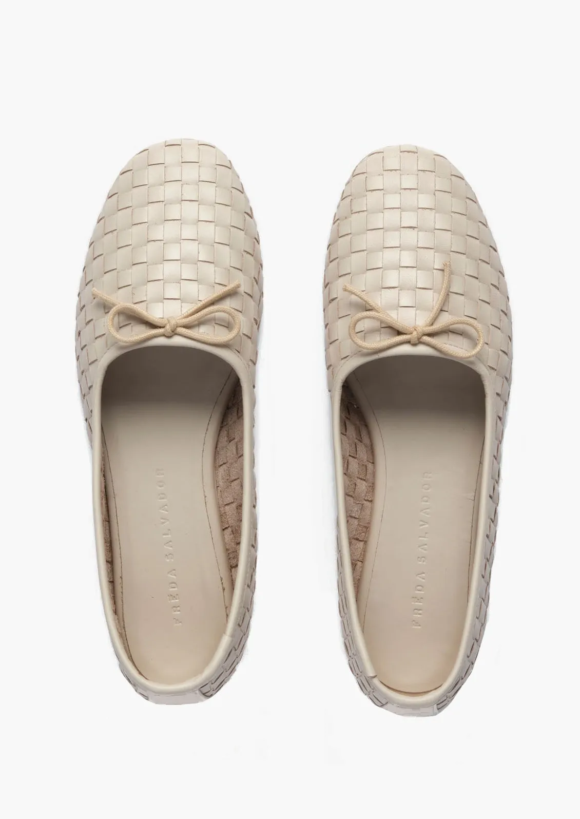 Roma Woven Leather Ballet Flat
