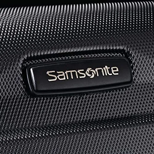 Samsonite Omni PC Hardside Expandable Luggage with Spinner Wheels, Black, Carry-On 20-Inch