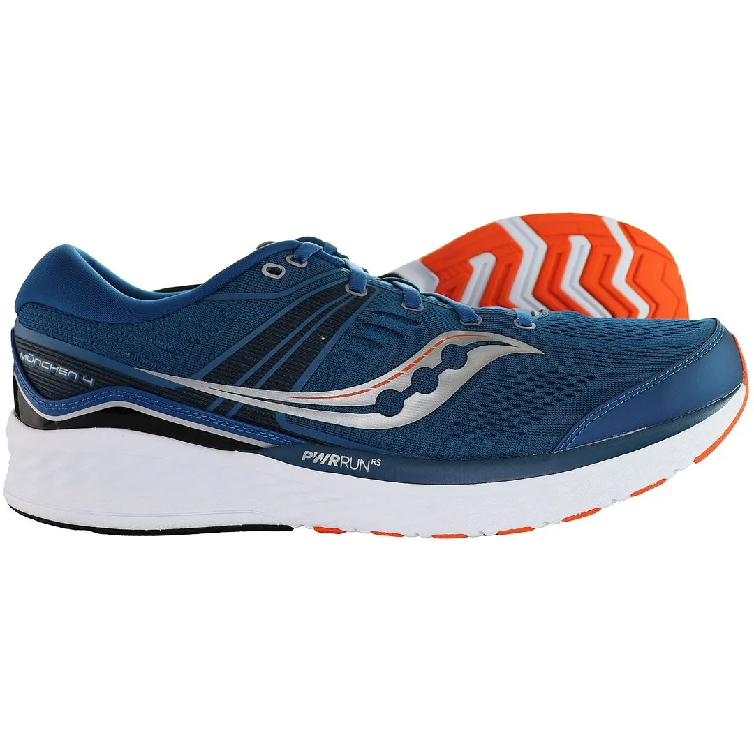 Saucony Munchen 4 Mens Blue Running Shoes