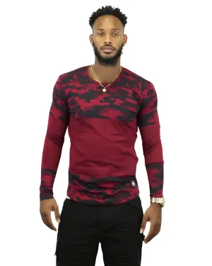 Saw LS European Slim Fit Camouflage Sweater.