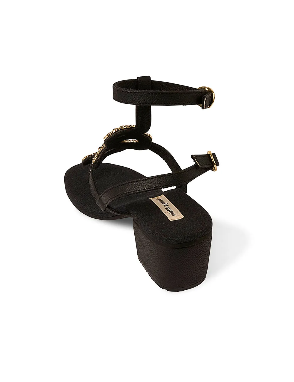 Serpentine Block Heels