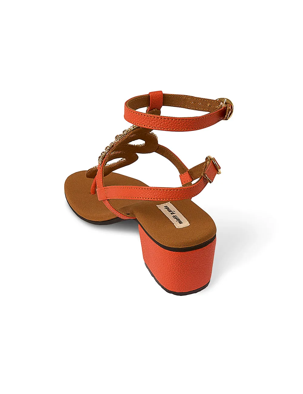 Serpentine Block Heels