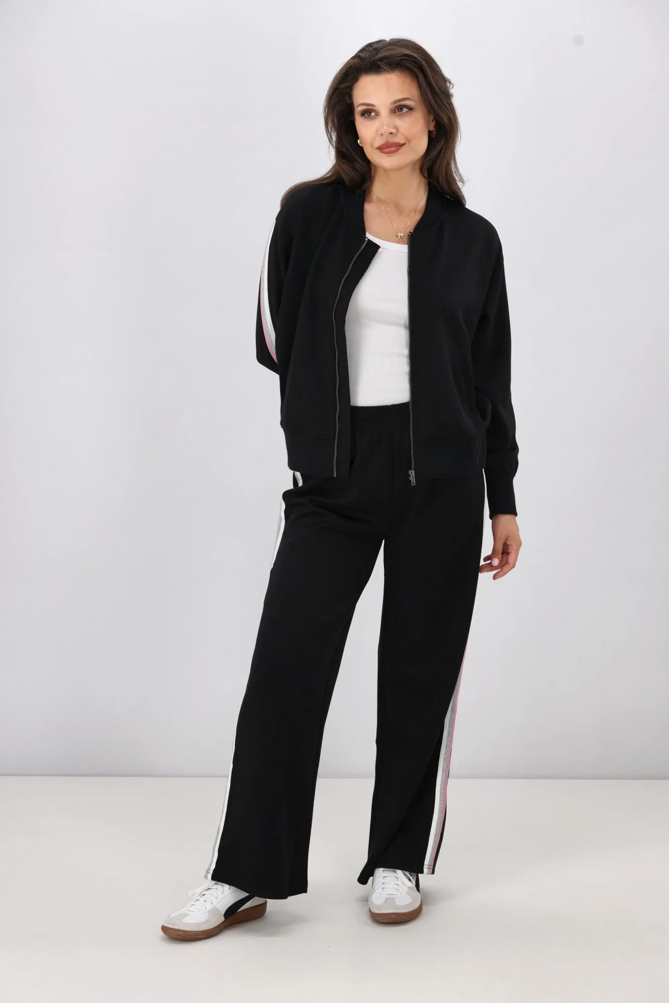 Shine On Label Maddie Bomber Jacket Black