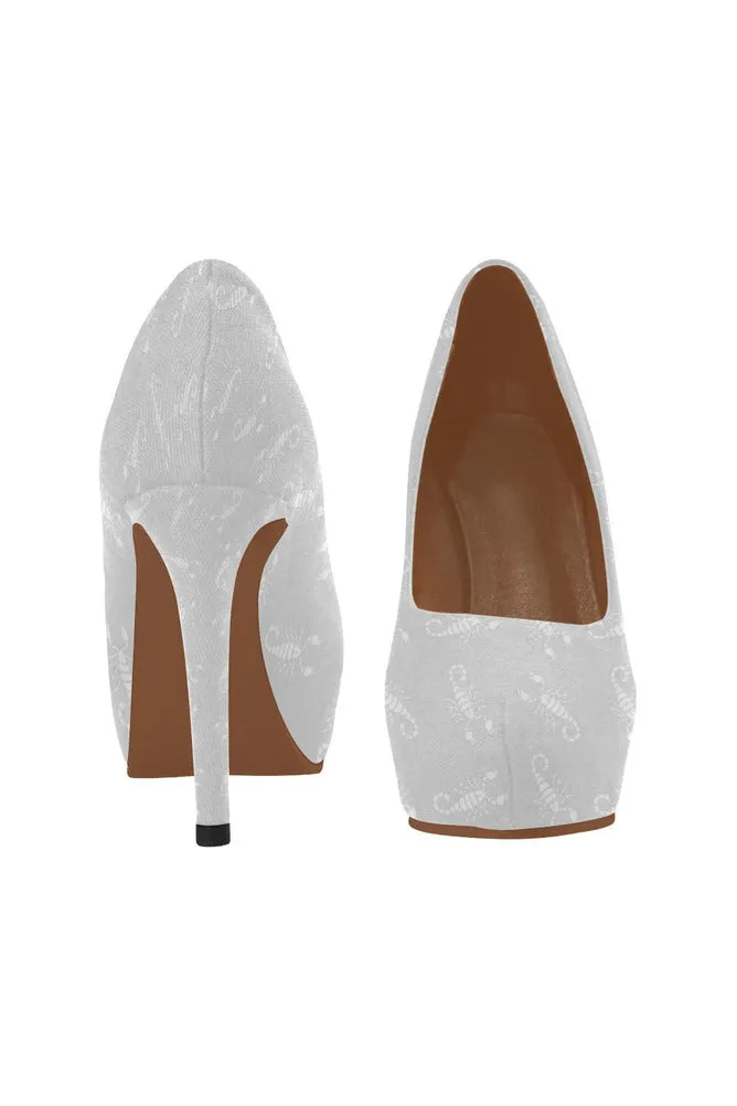 Silver Scorpion Women's High Heels