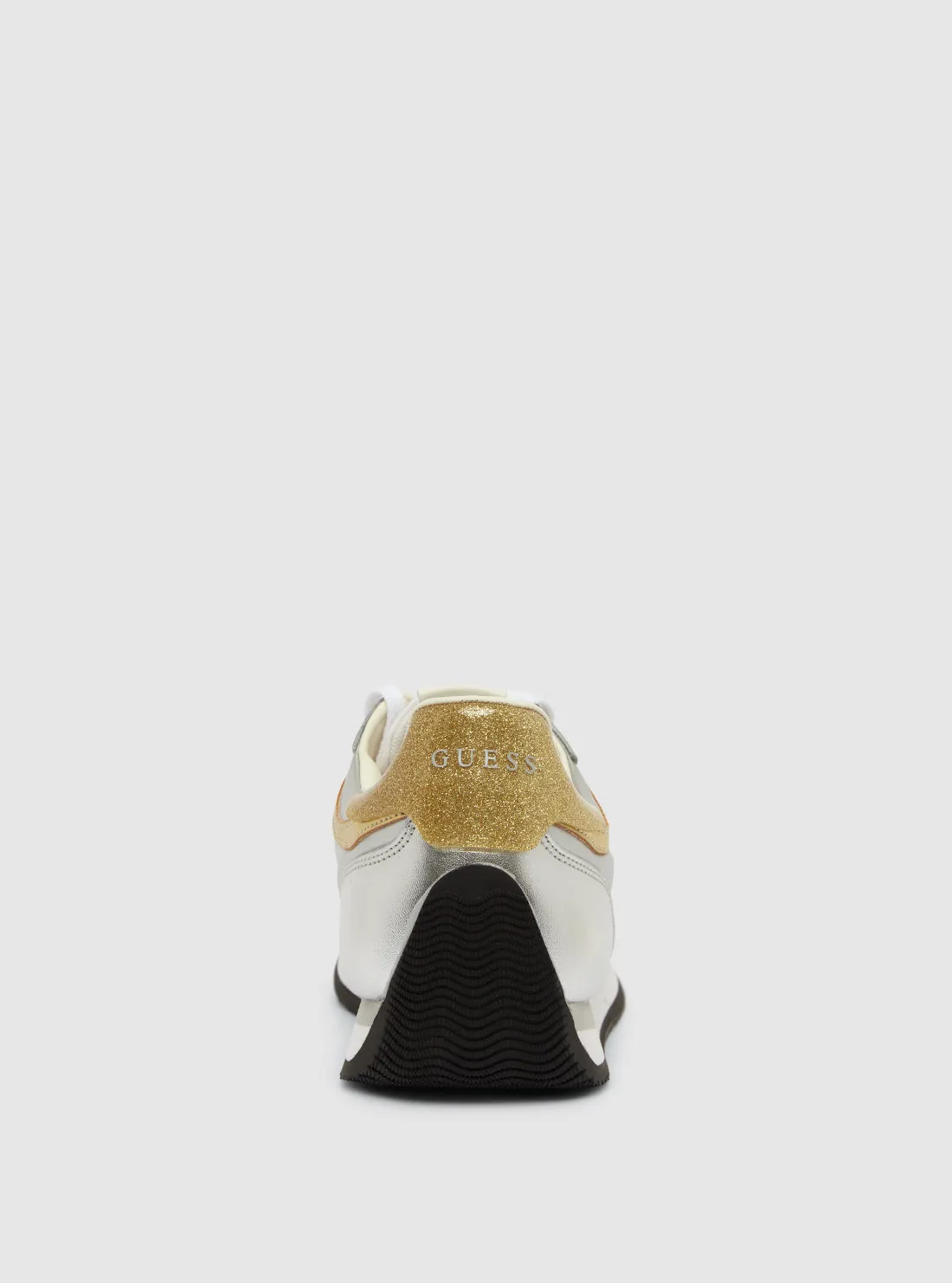 Silver Skroll Low-Top Sneakers