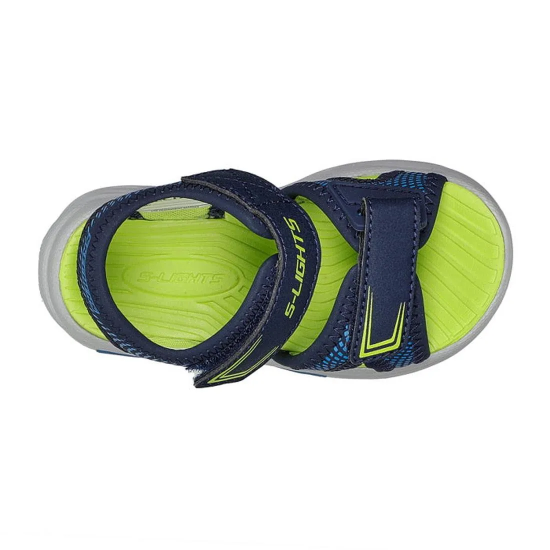 Skechers Toddlers Boys Light Up Sandals Erupters 4 Blue