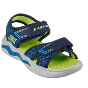 Skechers Toddlers Boys Light Up Sandals Erupters 4 Blue