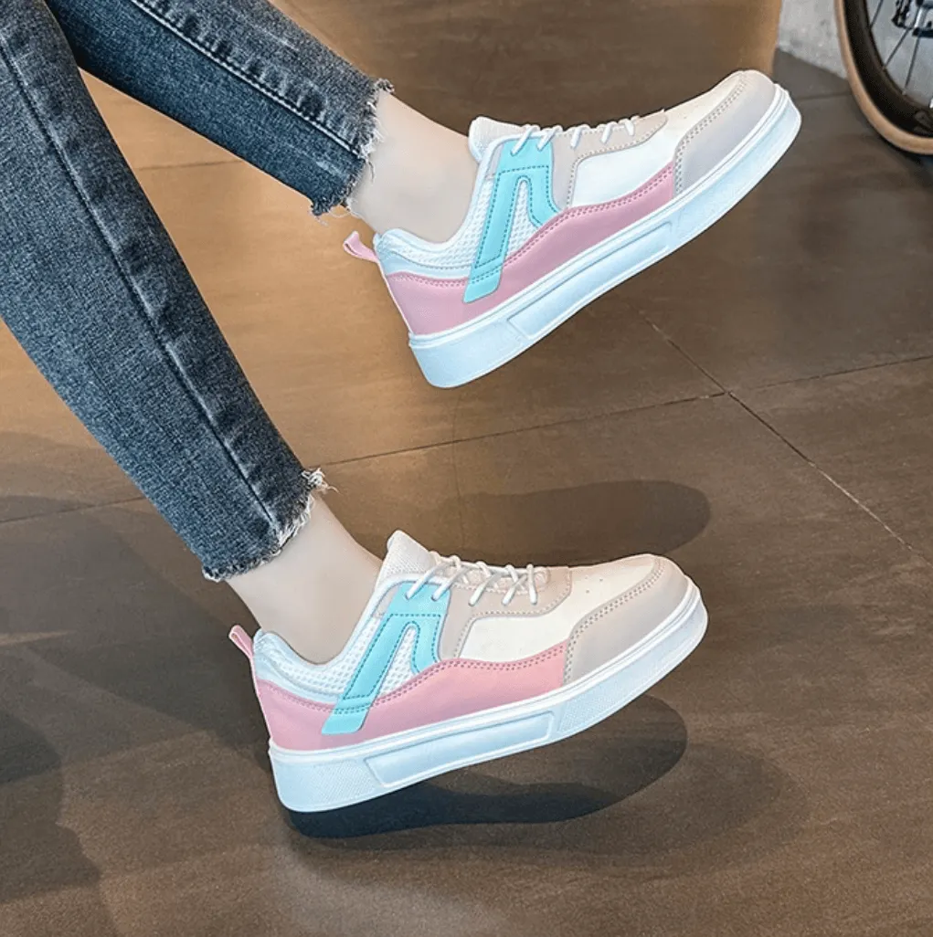 Spring & Summer Low-Top Mesh Sneakers - Versatile Shoes for Youth