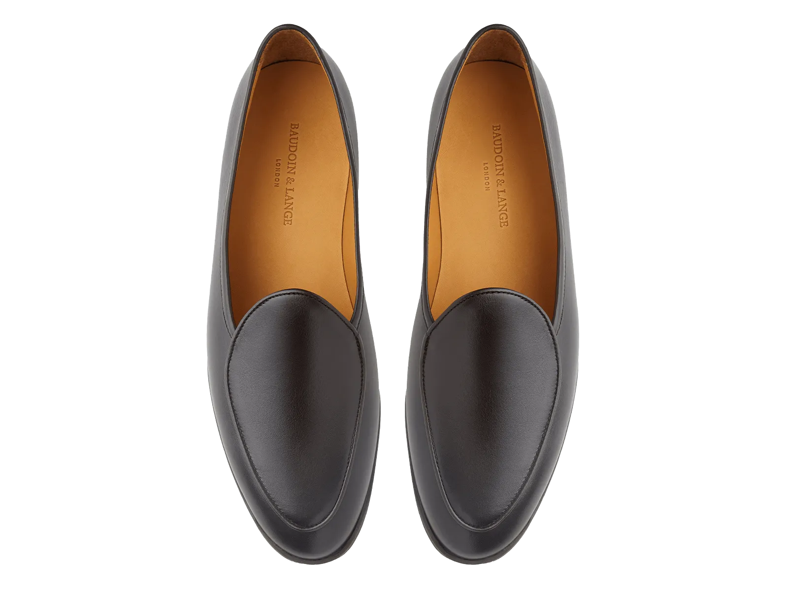 Stride Loafers in Dark Brown Milled Calf