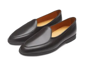 Stride Loafers in Dark Brown Milled Calf
