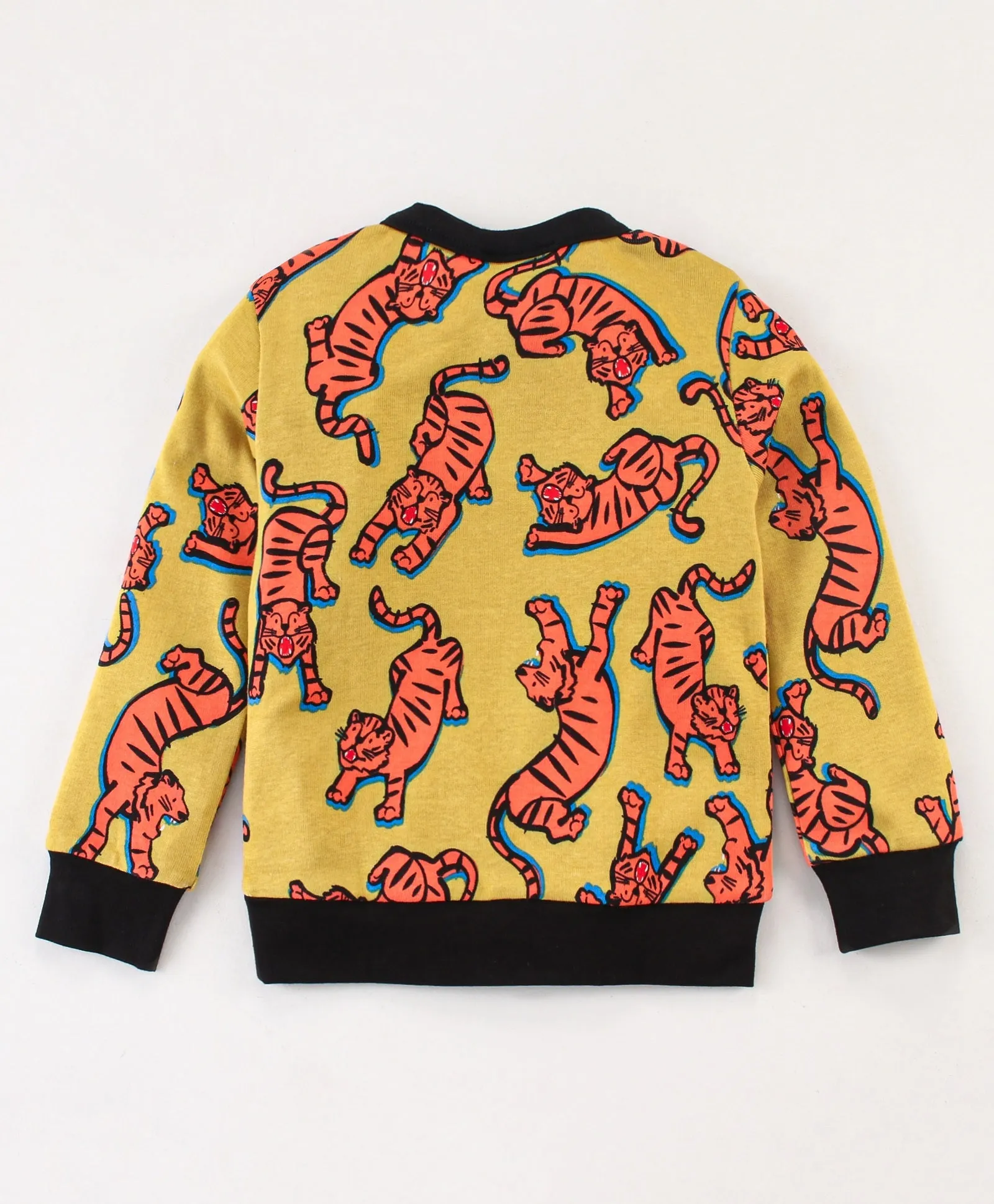 Tiger Printed Sweatshirt Jogger Set