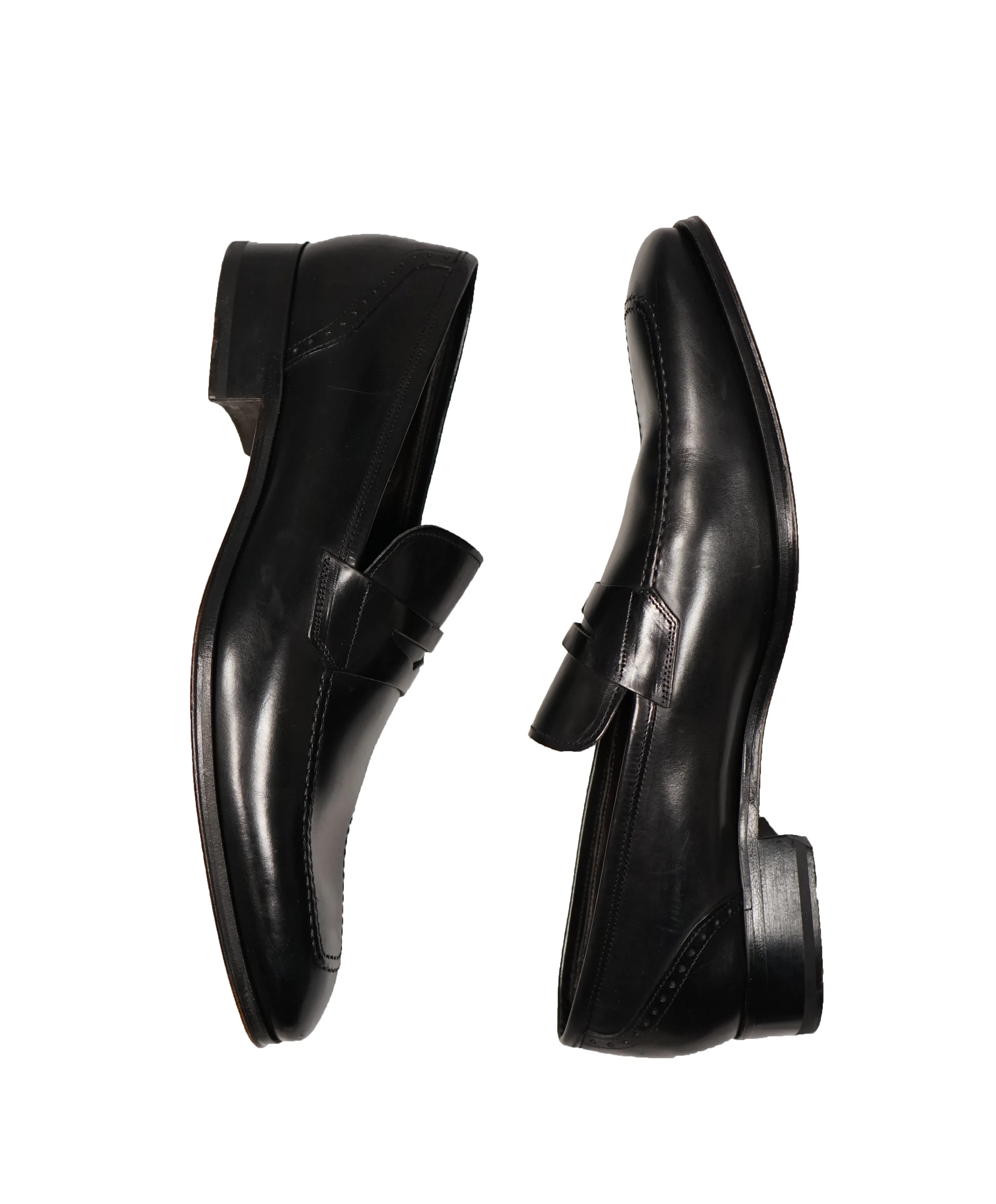 TO BOOT NEW YORK - "MOORE" Detailed Penny Loafers - 11.5