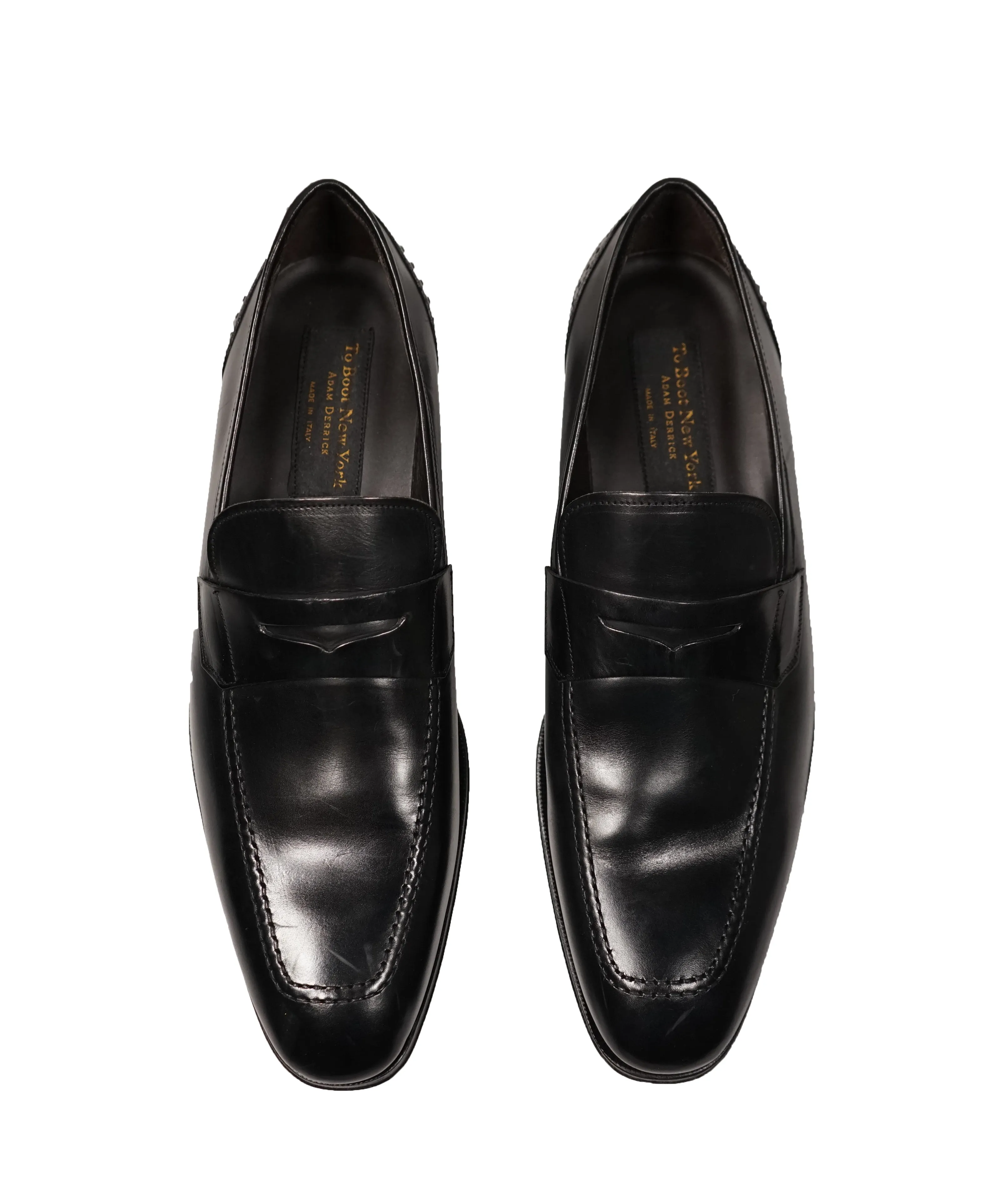 TO BOOT NEW YORK - "MOORE" Detailed Penny Loafers - 11.5
