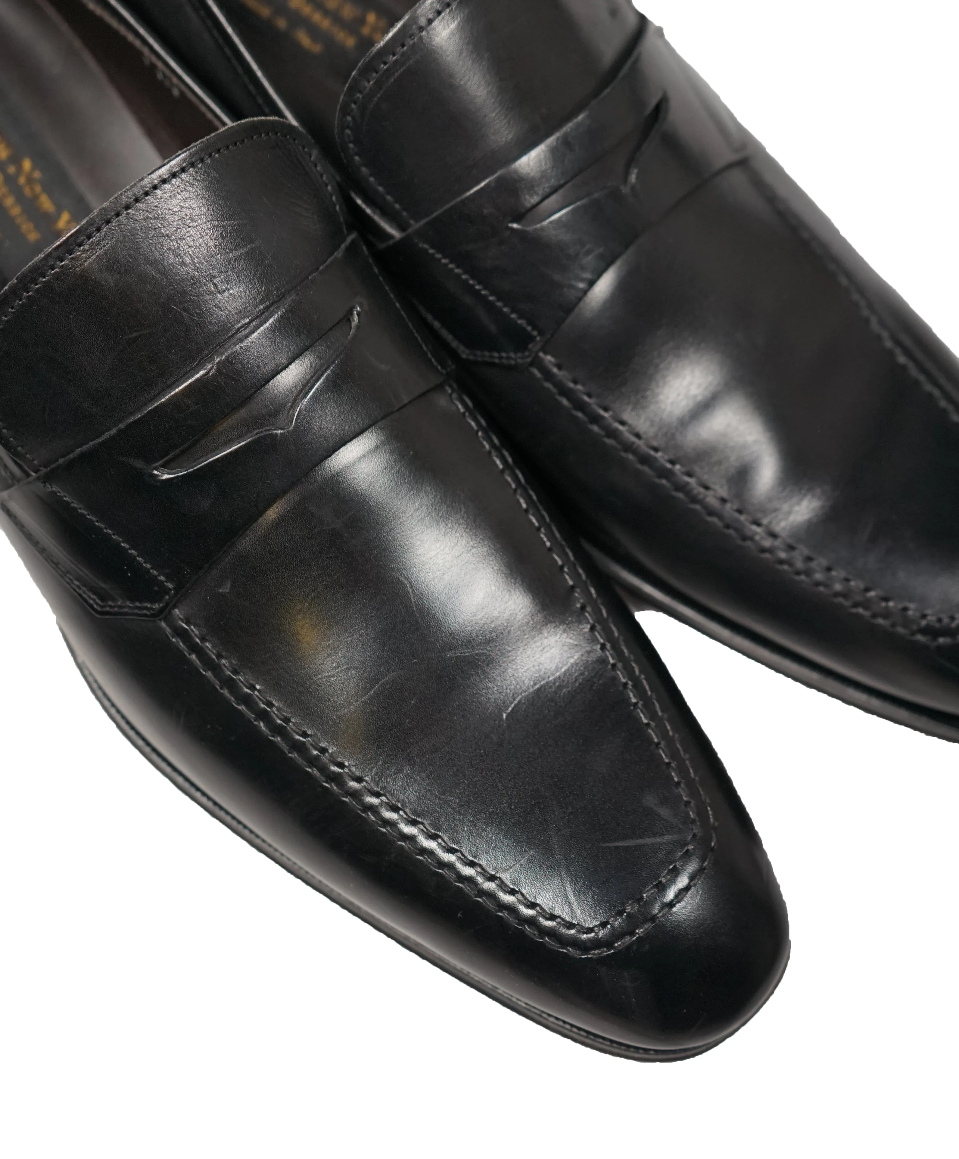 TO BOOT NEW YORK - "MOORE" Detailed Penny Loafers - 11.5