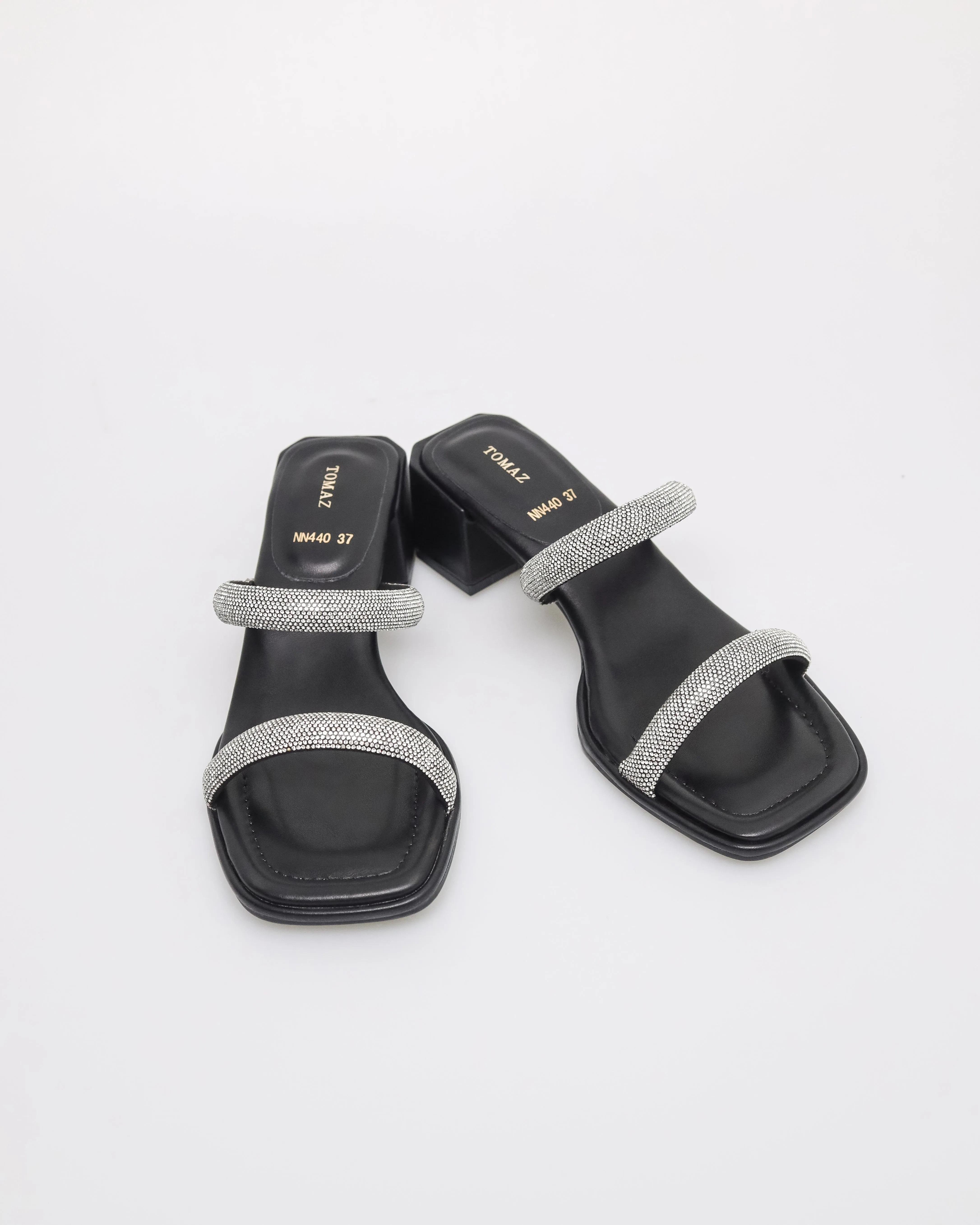 Tomaz NN440 Ladies Diamante Strap Heels