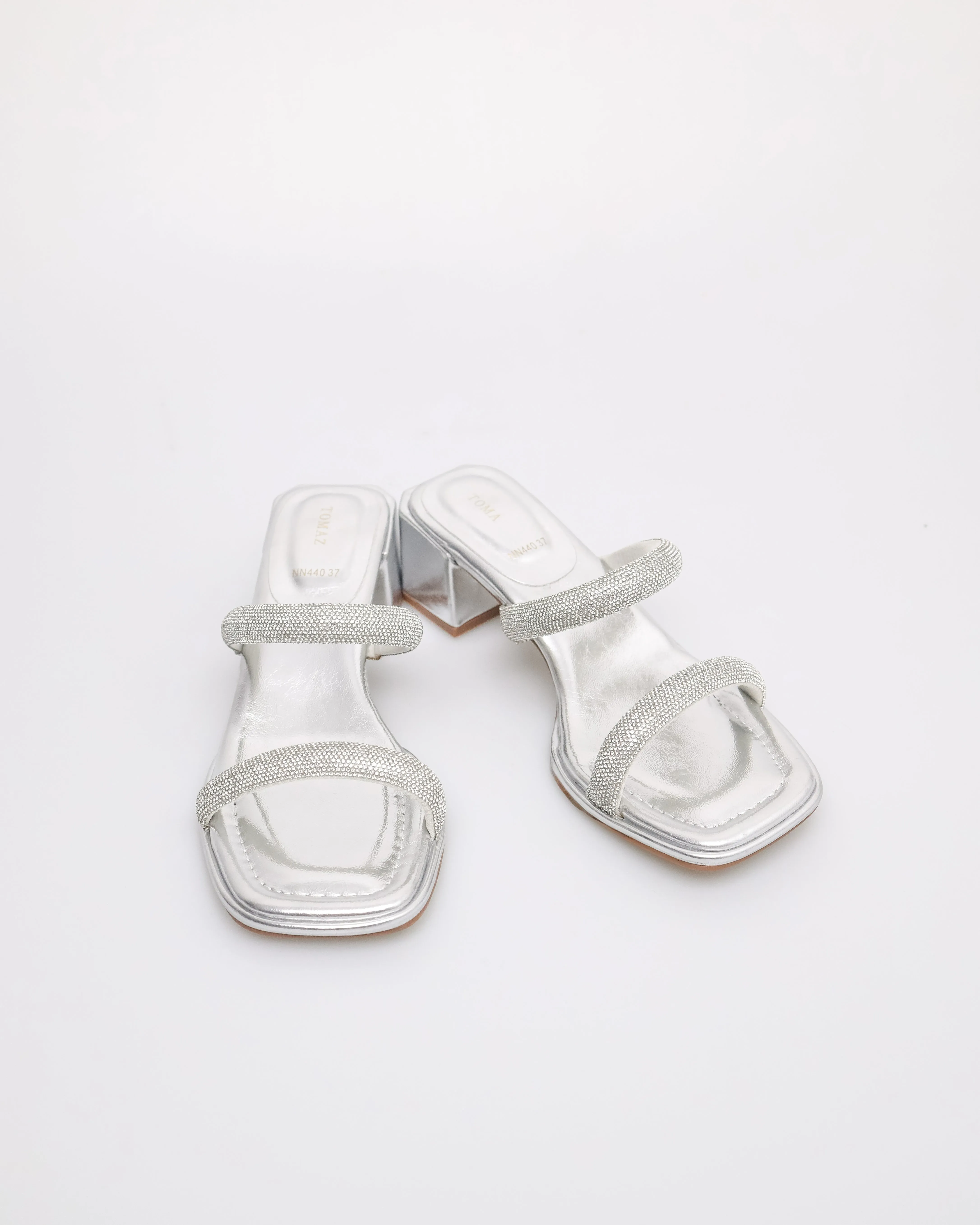 Tomaz NN440 Ladies Diamante Strap Heels