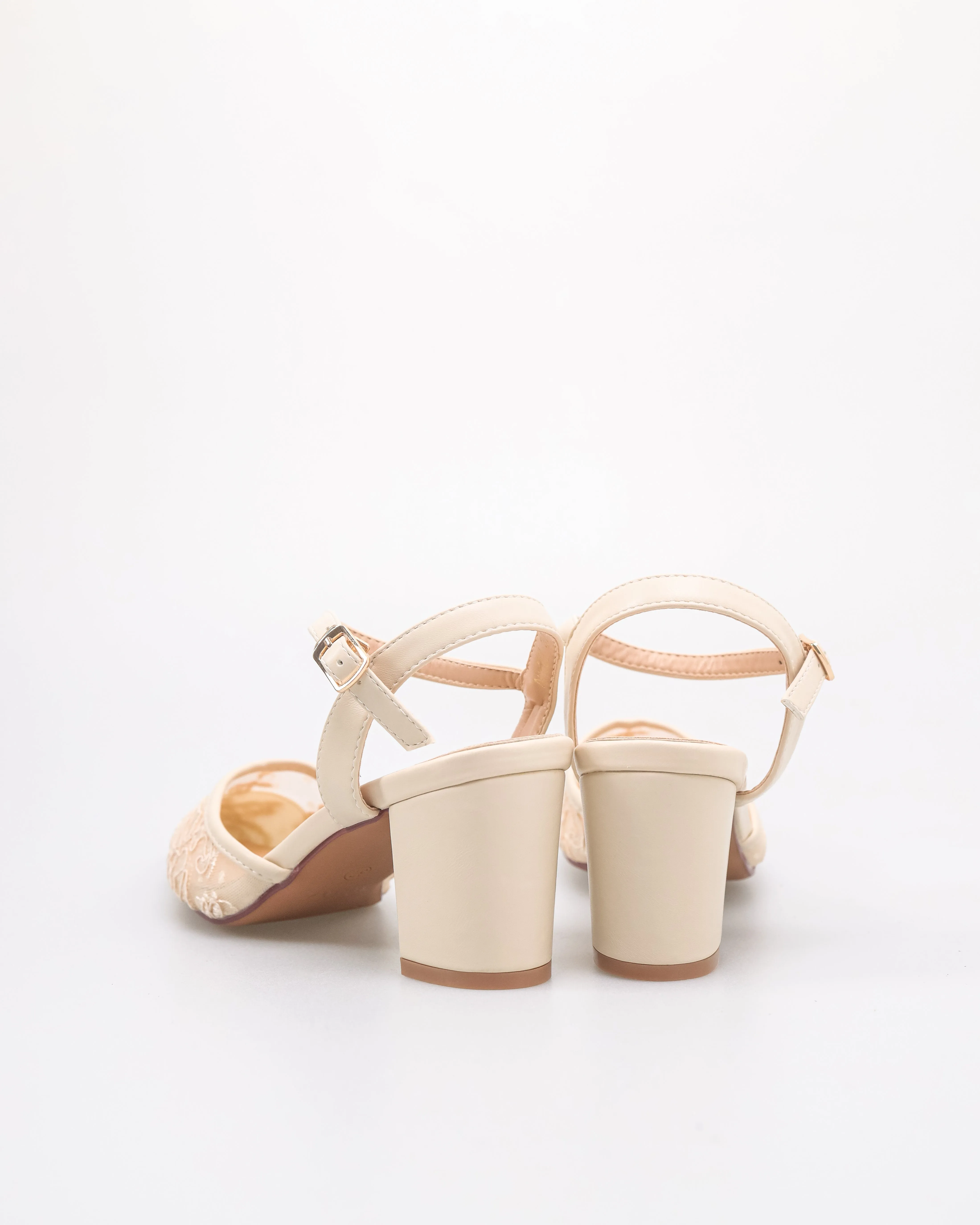Tomaz NN527 Ladies Slingback Laced Heels