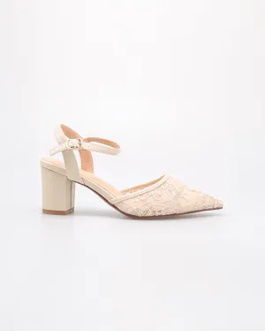 Tomaz NN527 Ladies Slingback Laced Heels