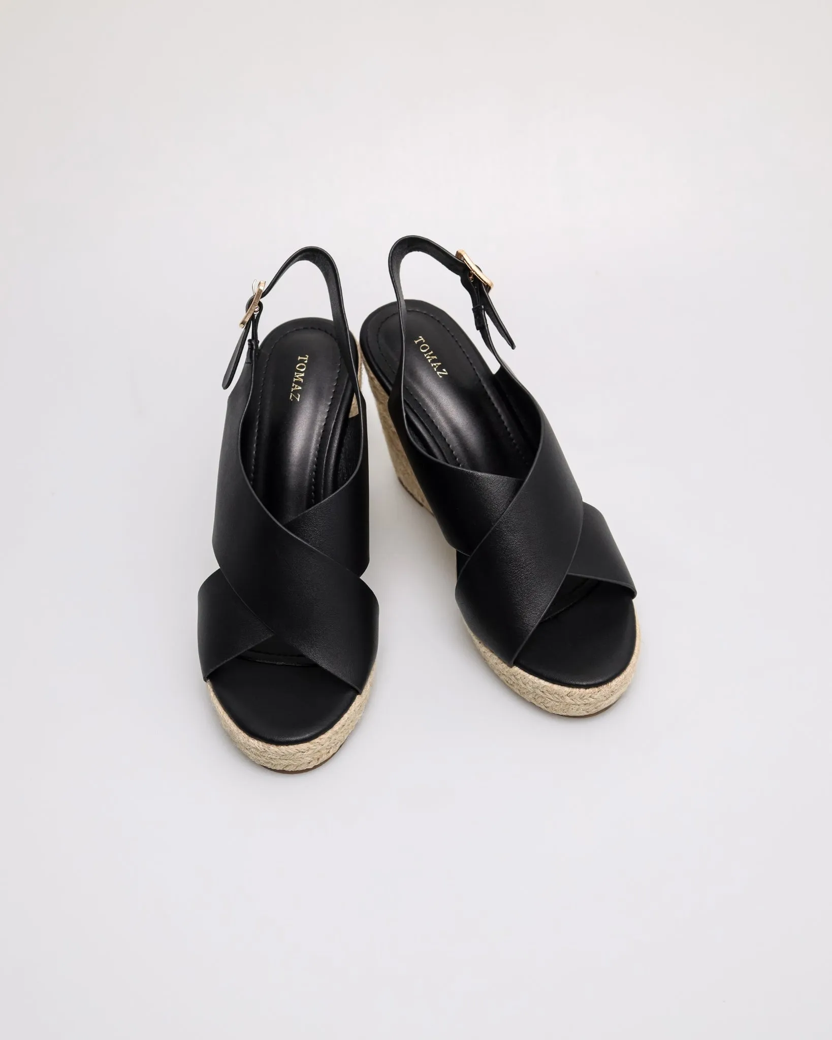 Tomaz NN548 Ladies Woven Wedges Heels