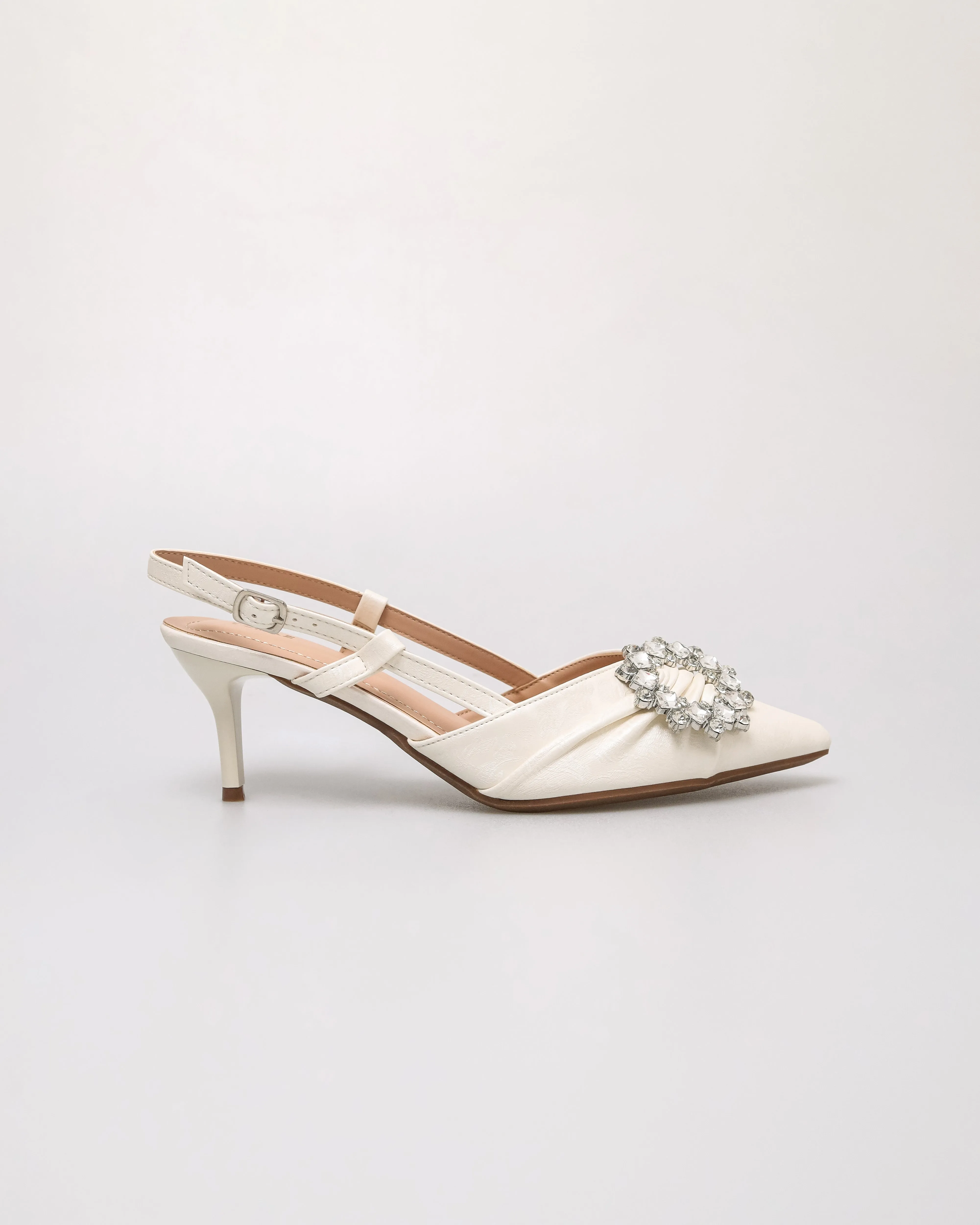 Tomaz NN557 Ladies Crystal Ruffle Heels