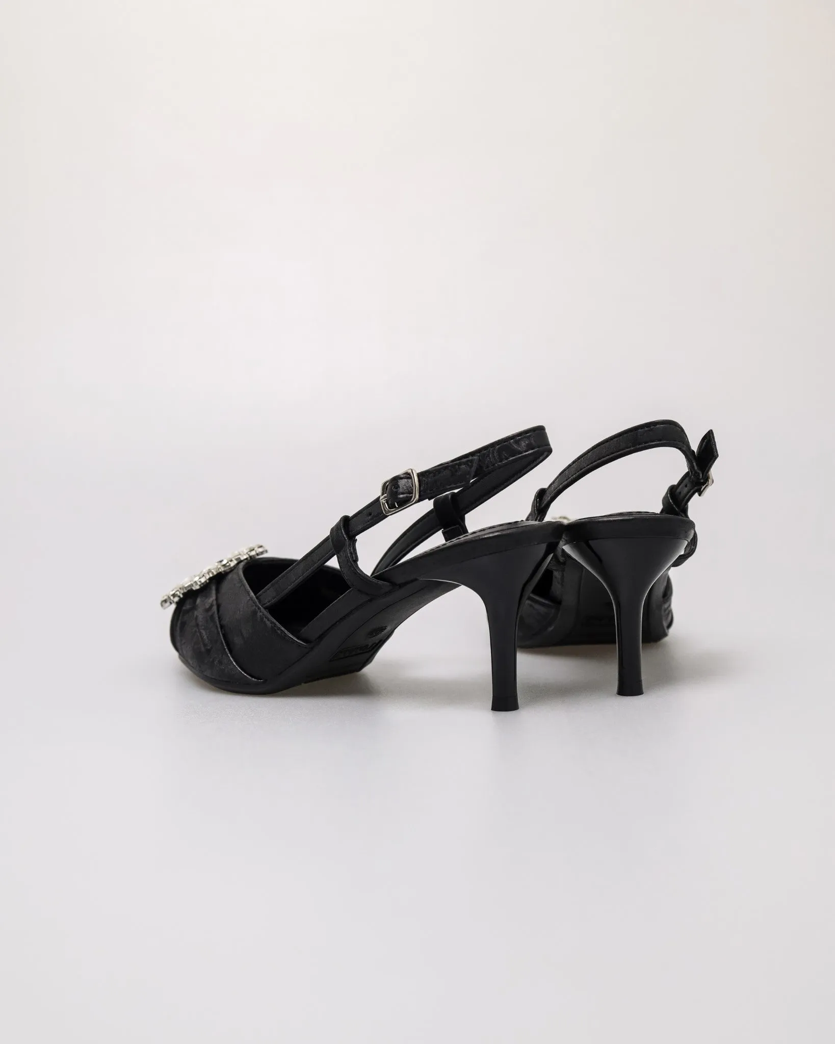 Tomaz NN557 Ladies Crystal Ruffle Heels