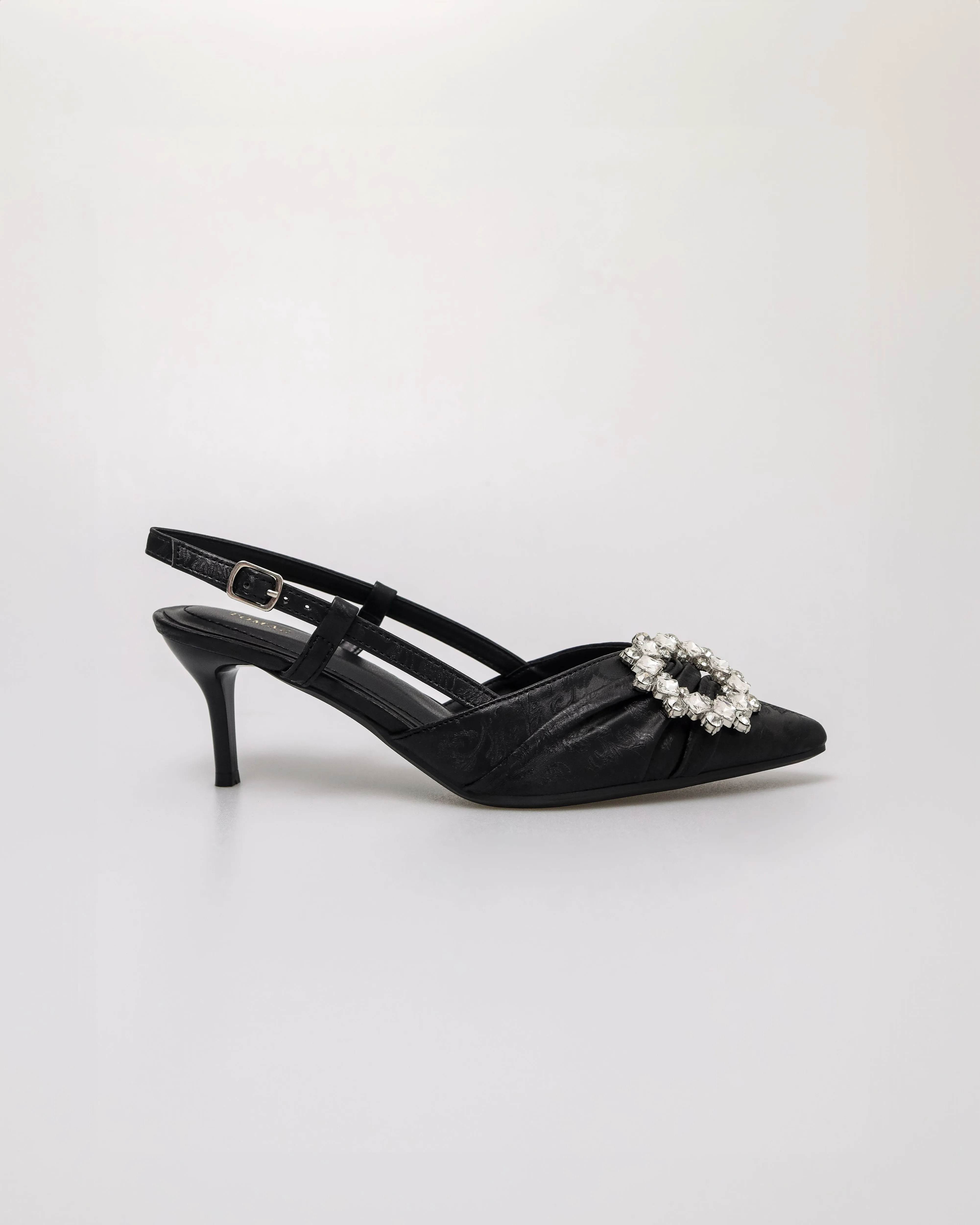 Tomaz NN557 Ladies Crystal Ruffle Heels