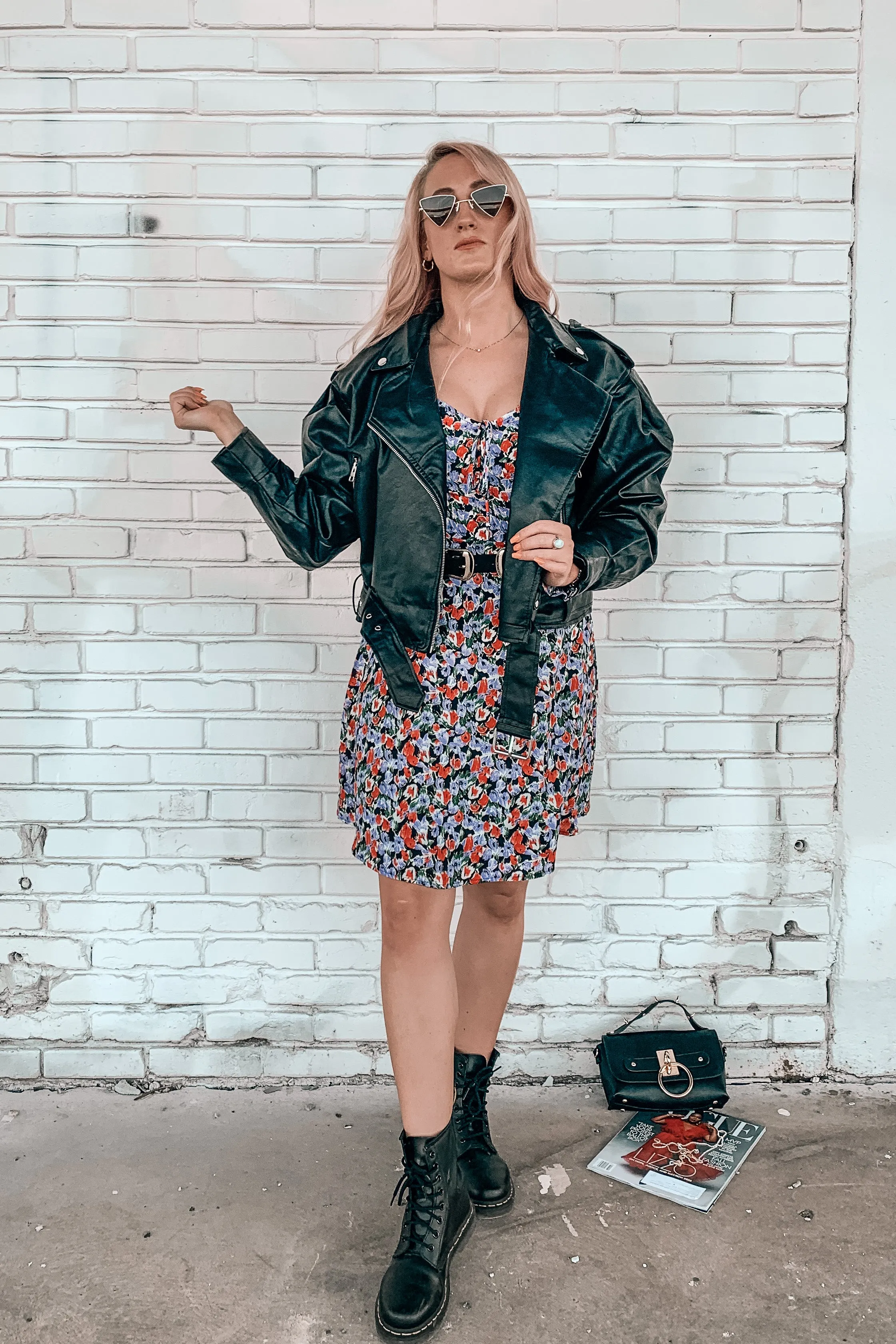 Walk My Way Long Sleeve Floral Dress
